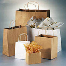 Paper Shopping Bags 25 Paris France Gift Retail Eiffel Tower 16" x 6" x 12 ½” 