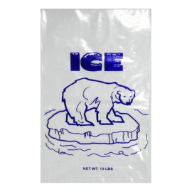 12" x 21"   - 2 Mil ice Bag; 1,000/case