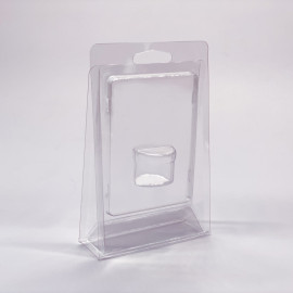 Trifold Stand Up Clamshell for 6ml Concentrate Container; 1,000/case
