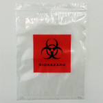 8" x 10"  - 2 Mil. 3 Wall Reclosable Specimen Bag w/Document Pouch; 1,000/case