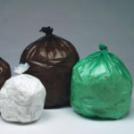 12" x 8" x 21"   7 Gallon .8 Mil Clear Trash Can Liners; 1,000/case