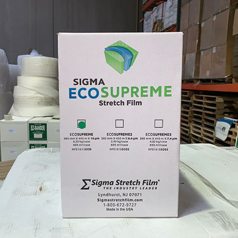 16" x 1500'  40 Gauge Eco Supreme Stretch Film; 4 rolls/case