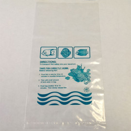 8" x 15" - 2 Mil. Printed Tropical Fish Bag; 1,000/case
