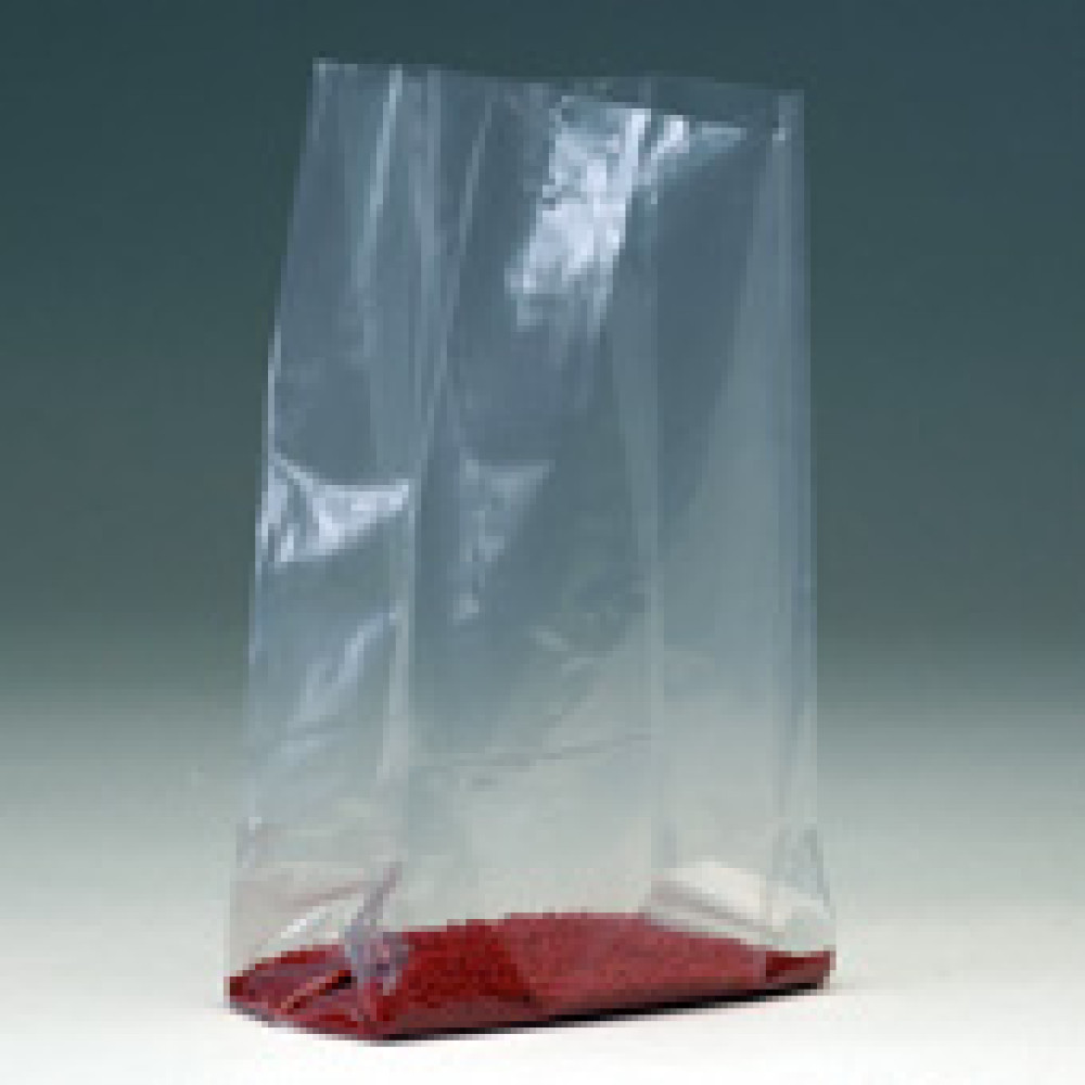 10" x 4" x 26"   - 2 Mil Gusset Poly Bag; 500/case