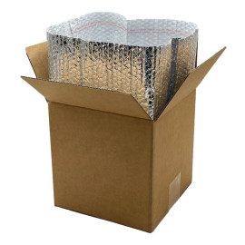 10" x 10" x 10" Foil Bubble Insulated Liner w/Adhesive Tape