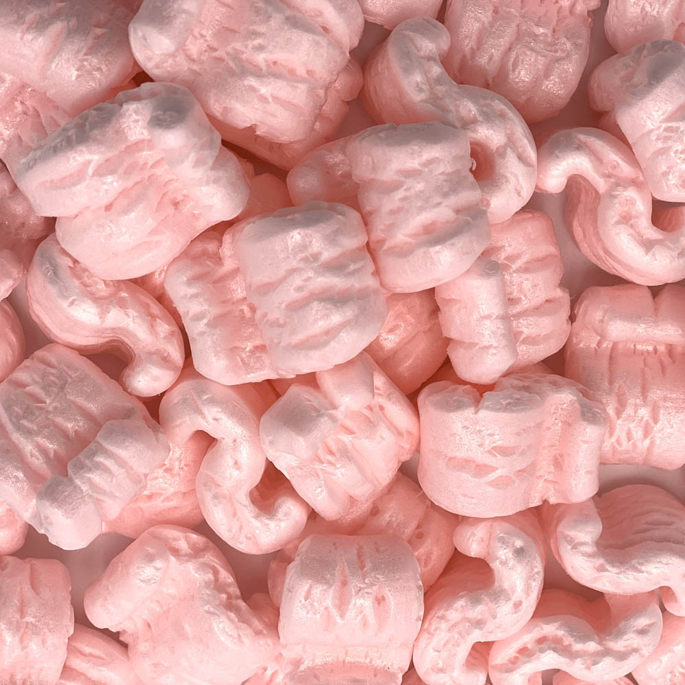 Supplyhut Pink Anti-Static Loose FIll Packing Shipping Peanuts 8 Cubic Feet