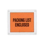 4-1/2" x 5-1/2" Printed Packing List Enclosed  - Full window Envelope; 1,000/case