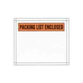 4-1/2" x 5-1/2" Printed Packing List Enclosed Envelope; 1,000/case