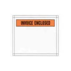 4-1/2" x 5-1/2" Printed Invoice Enclosed Envelope; 1,000/case