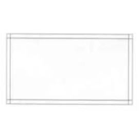 4-1/2" x 9" UnPrinted Packing List Envelope - End Loaded; 1,000/case