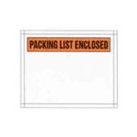 7" x 5-1/2" Printed Packing List Enclosed Envelope; 1,000/case