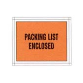 7" x 5-1/2" Printed Packing List Enclosed -  Full window Envelope; 1,000/case