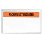 5-1/2" x 10" Printed Packing List Enclosed Envelope; 1,000/case