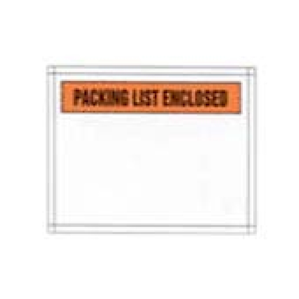 6-1/2" x 5" Printed Packing List Enclosed Envelope; 1,000/case