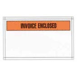 5-1/2" x 10" Printed Invoice Enclosed Envelope; 1,000/case