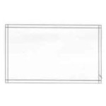 5-1/2" x 10" UnPrinted Packing List Envelope; 1,000/case