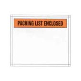 7" x 6" Printed Packing List Enclosed Envelope; 1,000/case