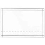 10-3/4" x 6-3/4" UnPrinted Packing List Envelope; 500/case