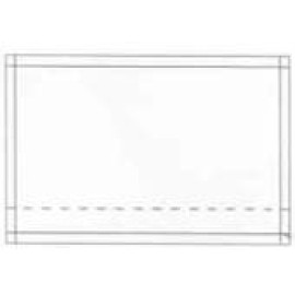 10-3/4" x 6-3/4" UnPrinted Packing List Envelope; 500/case
