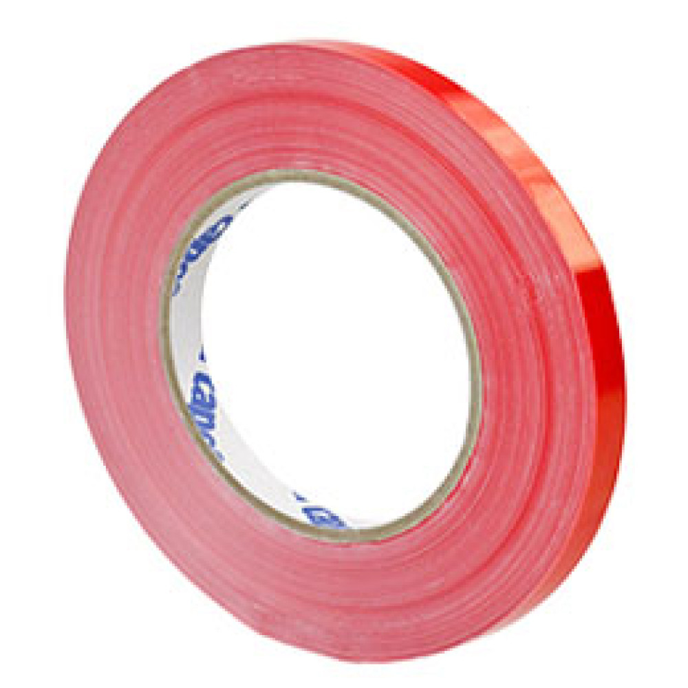 3/8" x 180 YD -  Red Poly Bag Sealer Tape