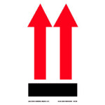 3" x 4"  International Double Arrows Label; 500/roll